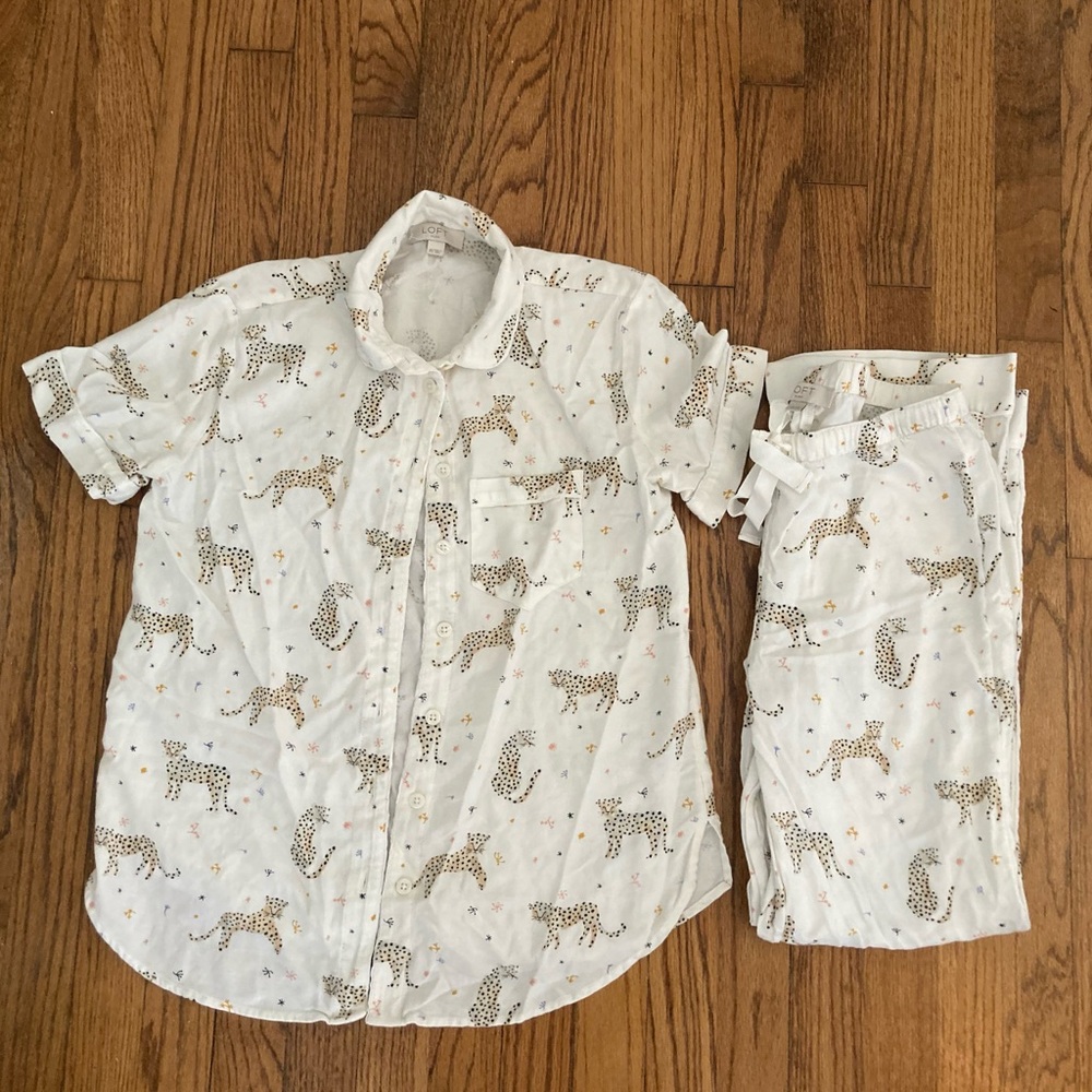 LOFT pajama set- NWOT